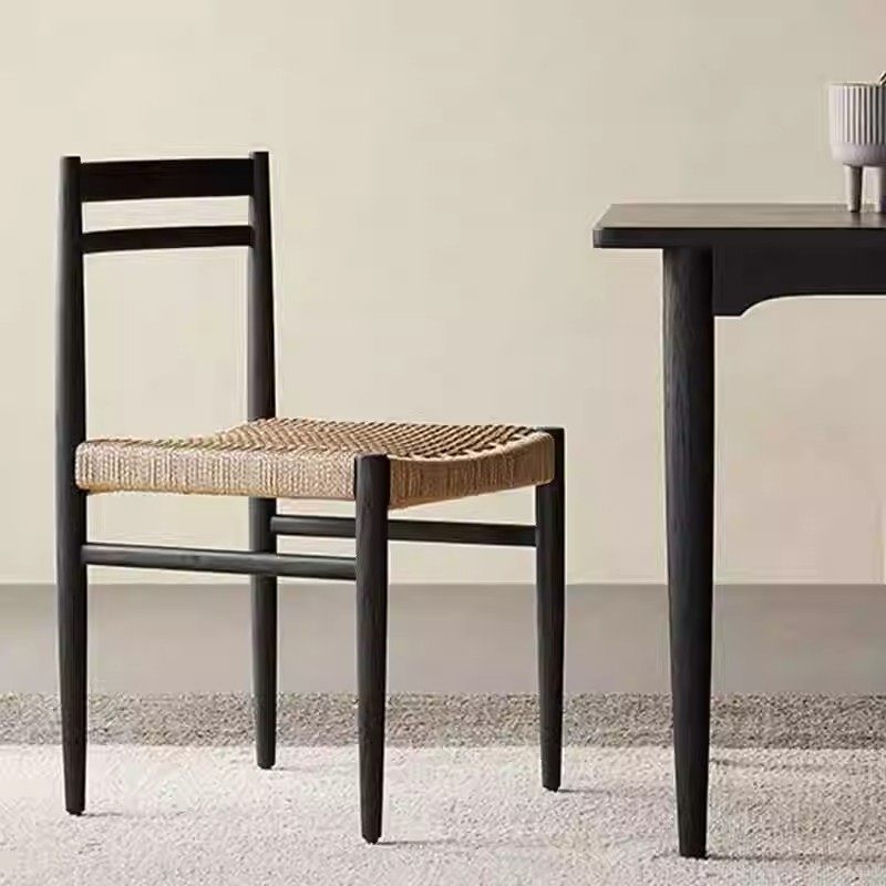 Home Office Japandi - Japandi Minimalist Dining Chair Nordic Modern