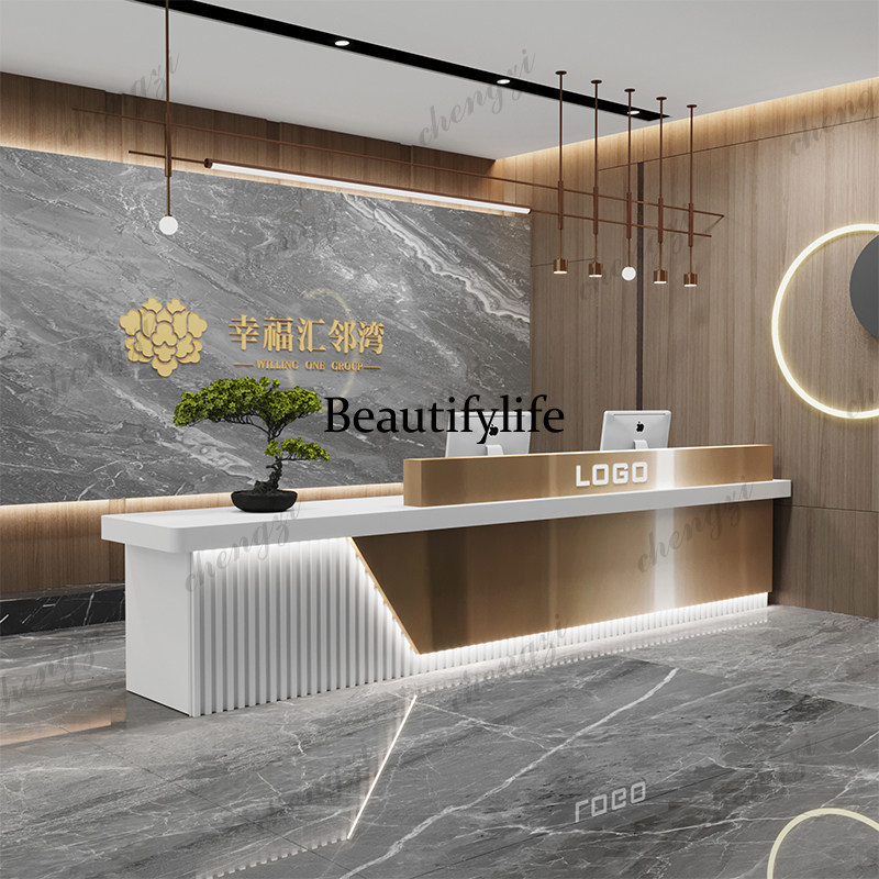 Home Office Industrial Design - PPP Industrial Modern Reception Desks Beauty
