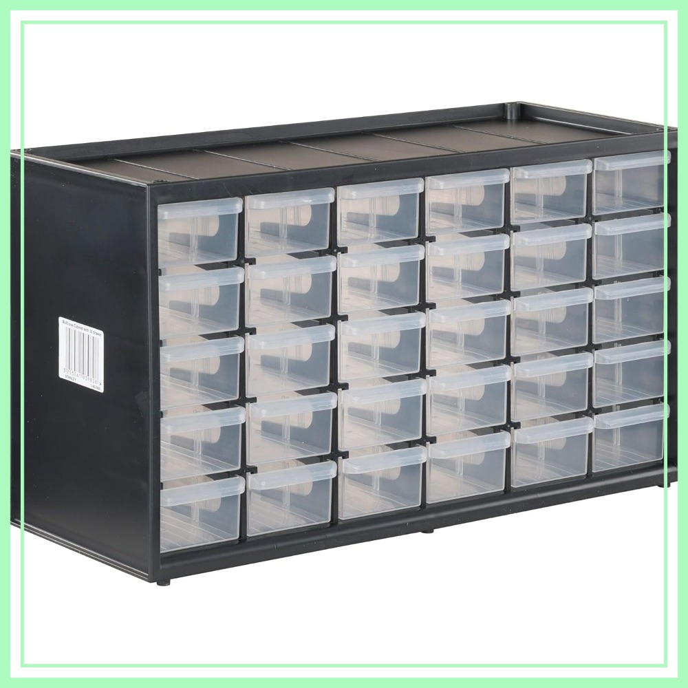 File Cabinet Drawer - 30 Drawer Modular Storage System, Stackable
