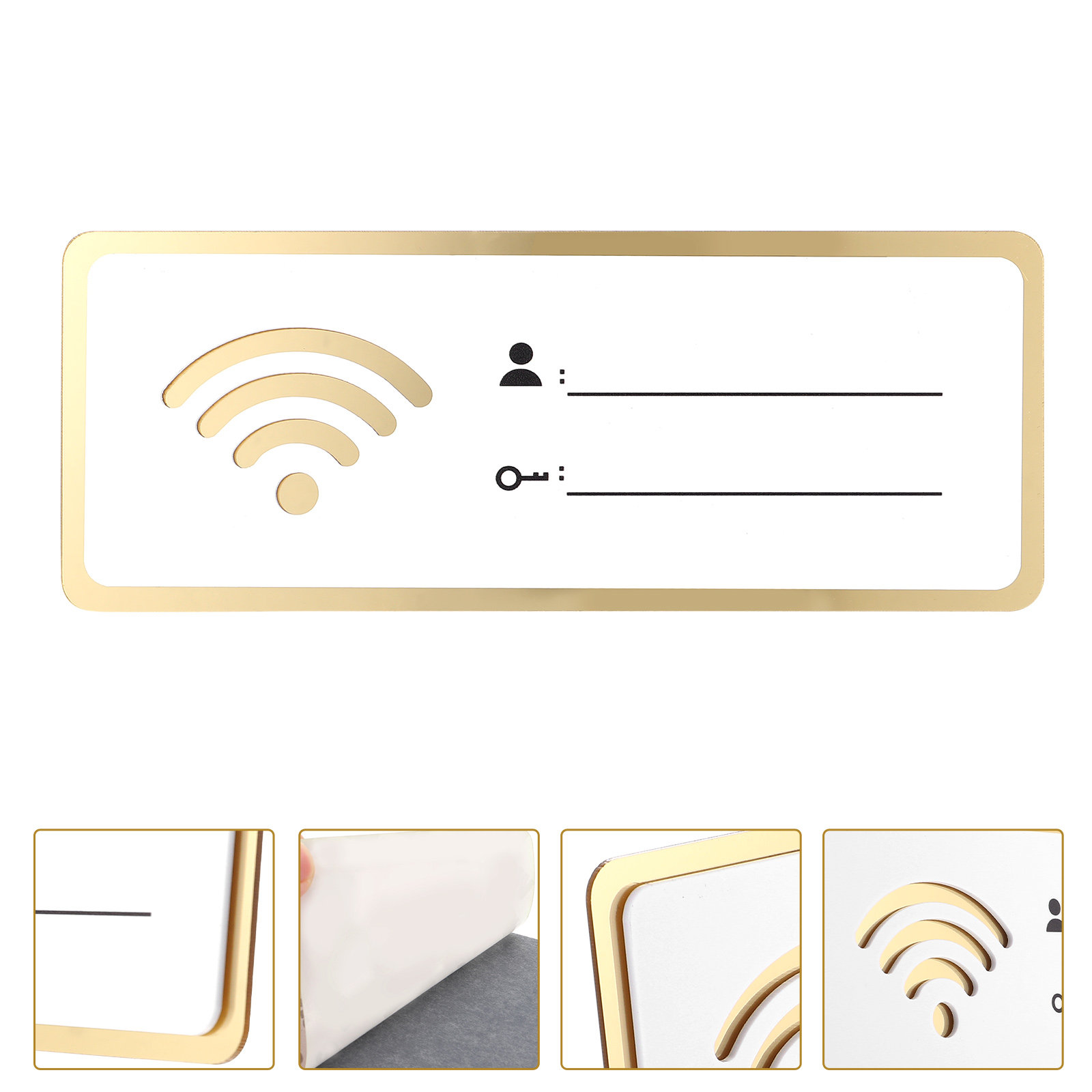 Home Office Updates - Acrylic WiFi Sign for Password Display