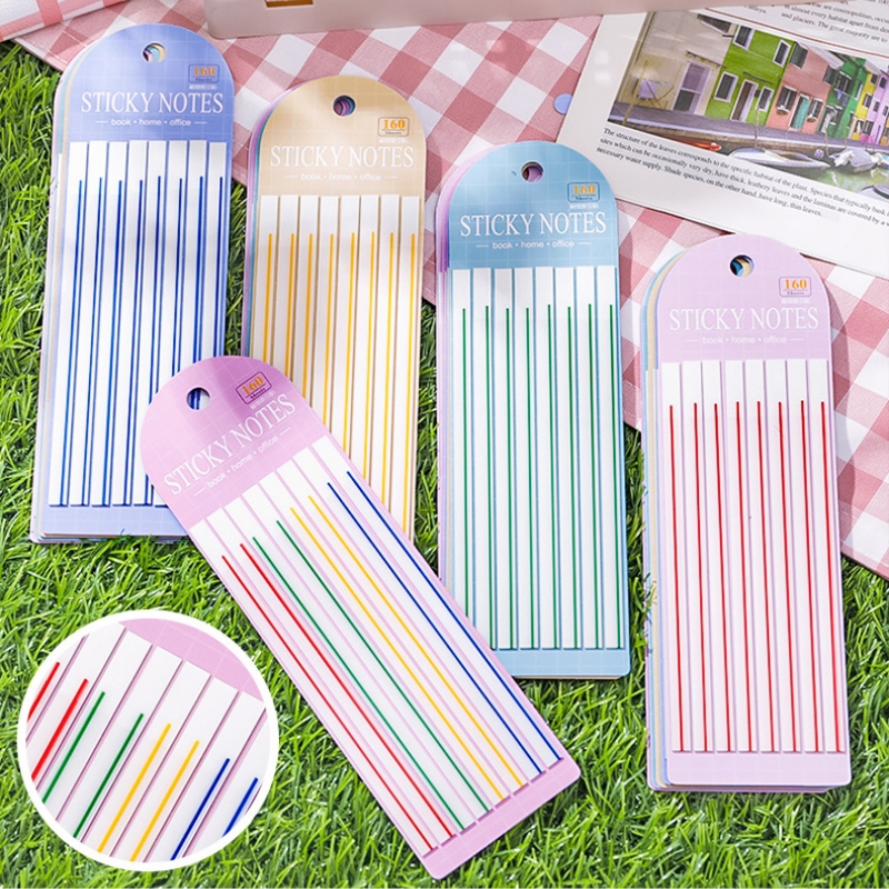Sticky Note Dispenser - 160 Sheets Transparent Sticky Notes Pads