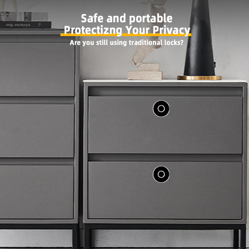 File Cabinet Drawer - Office Zinc Alloy Electric Smart Biometric
