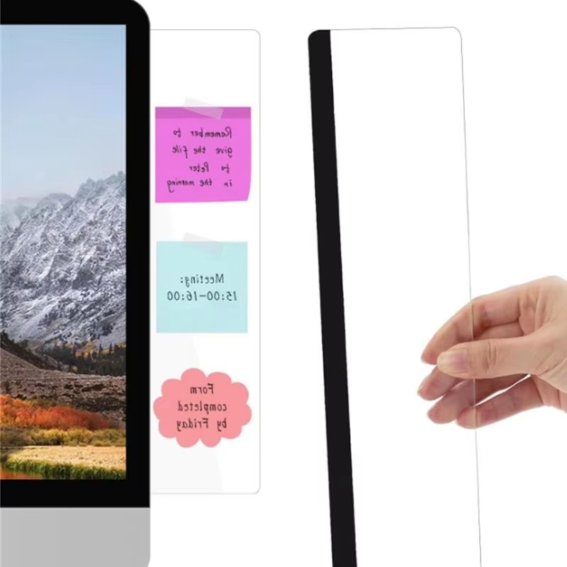 Sticky Note Dispenser - Acrylic Computer Monitor Notes Monitor Message