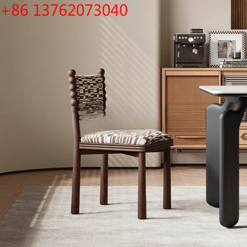 Home Office Japandi - Modern Minimalist Dining Chair Rustic Japandi