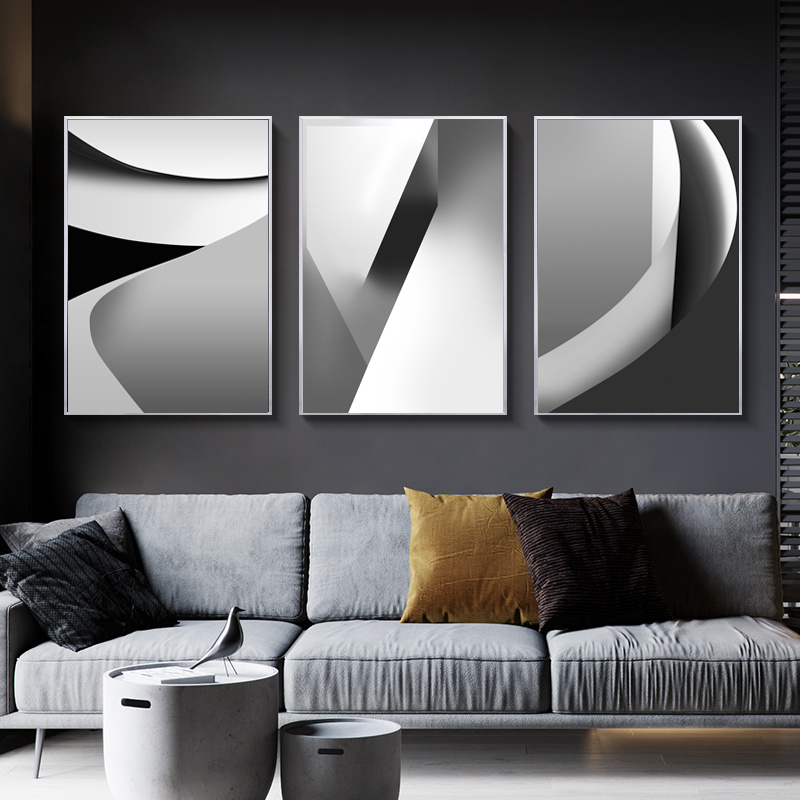 Nordic Canvas Painting Black W - Home Office York 리뷰 및 가격
