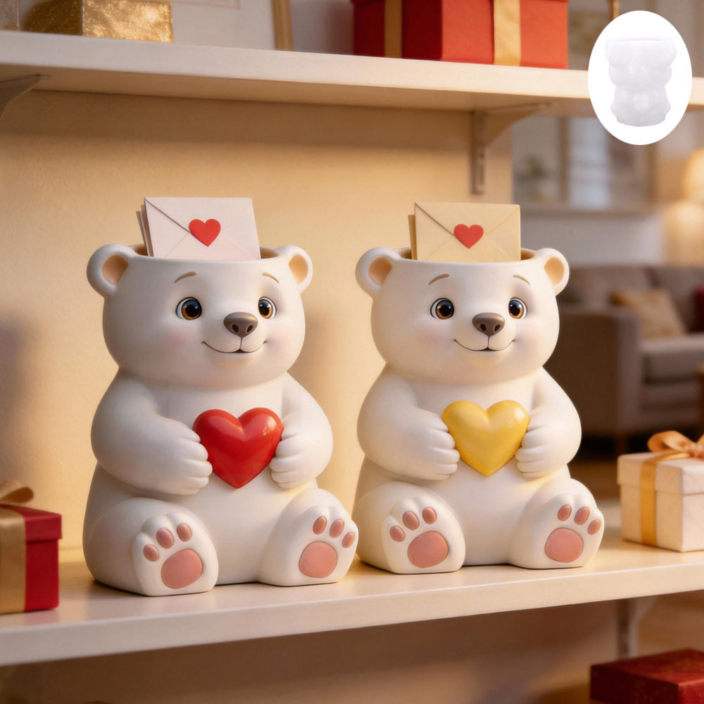 Bear Pen Holder Smooth Surface - Pen Holder Organizer 리뷰 및 가격