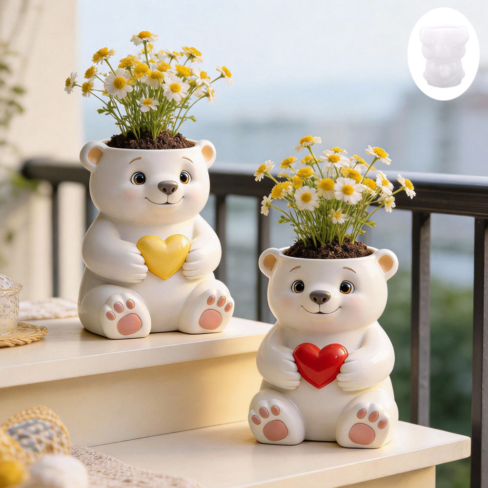 Bear Pen Holder Smooth Surface - Pen Holder Organizer 리뷰 및 가격