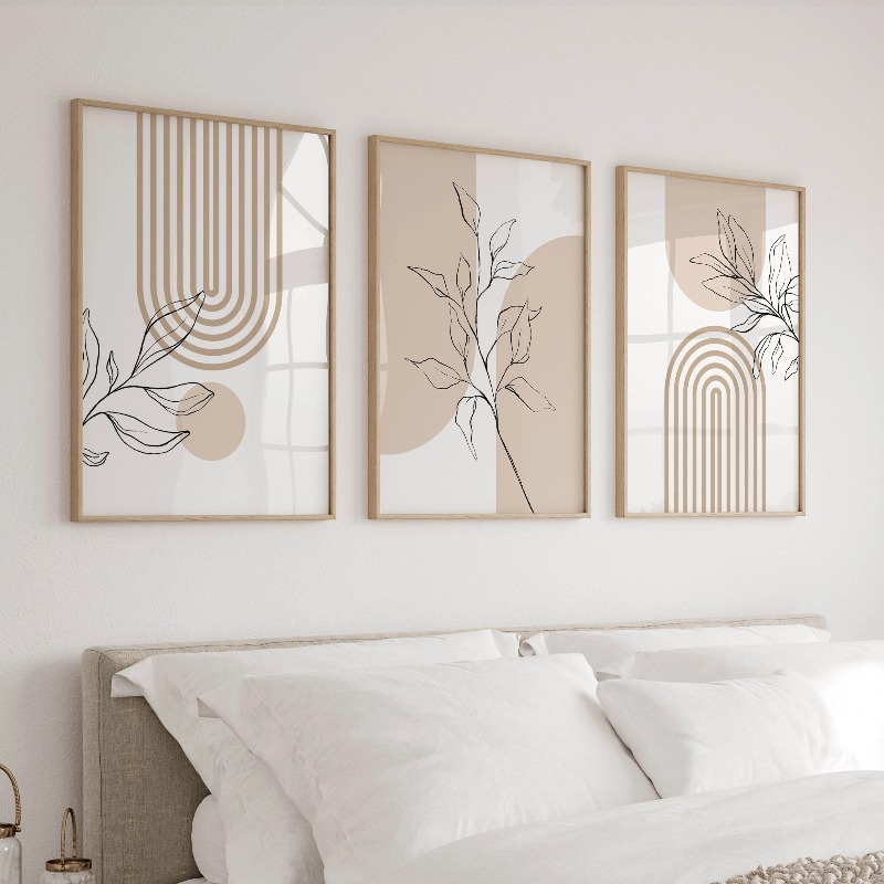 Neutral Wall Art Prints for Mo - Home Office Japandi 리뷰 및 가격