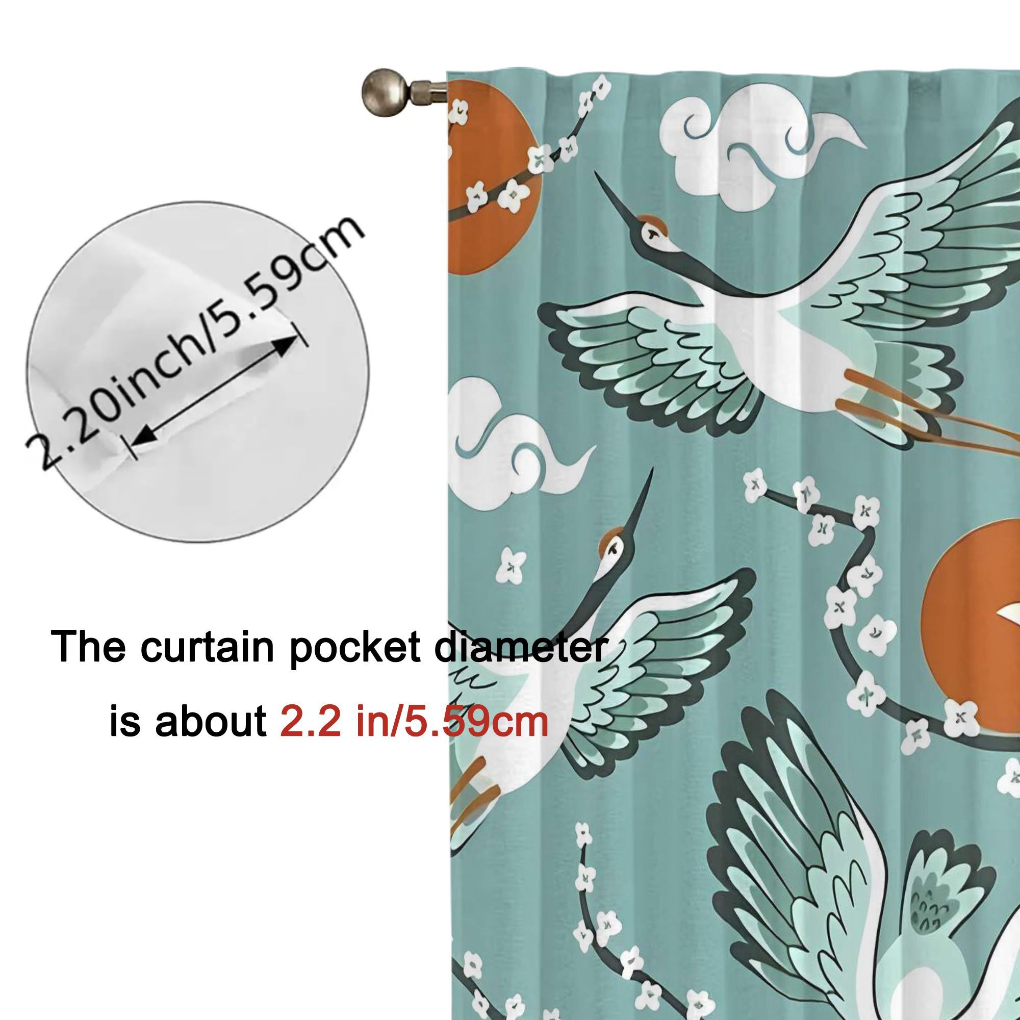 Elegant Teal Watercolor Bird C - Home Office Japandi 리뷰 및 가격