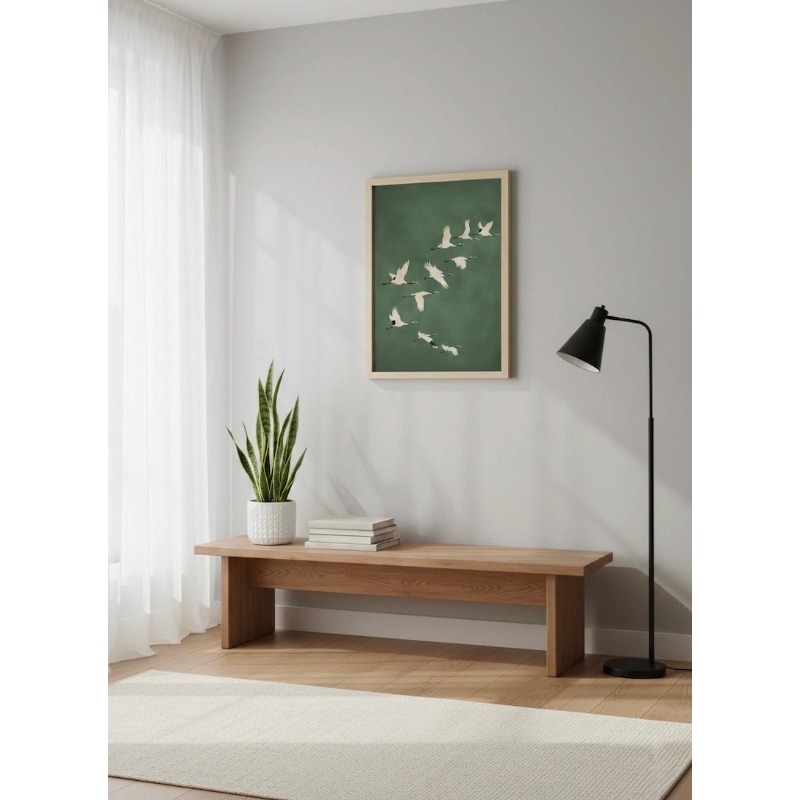 1pc Japandi Crane Vintage Love - Home Office Japandi 리뷰 및 가격