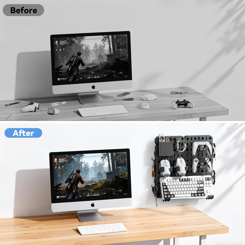 Wall Mount Keyboard & Mouse Di - Pen Holder Organizer 리뷰 및 가격
