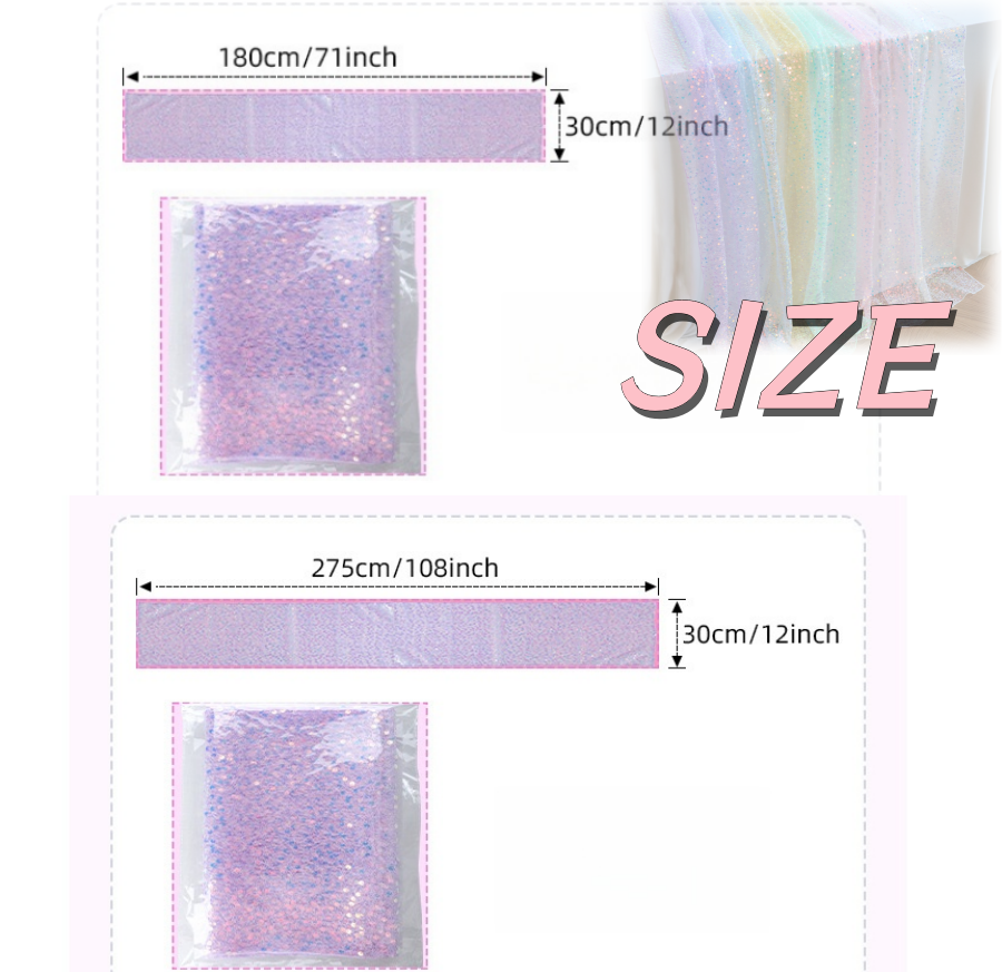 1pc 180/275cm Sequined Mermaid - Home Office News 리뷰 및 가격