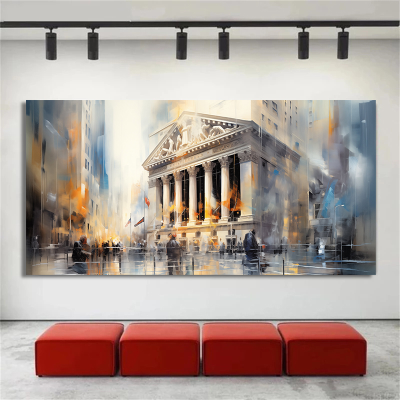 New York Stock Exchange Abstra - Home Office York 리뷰 및 가격