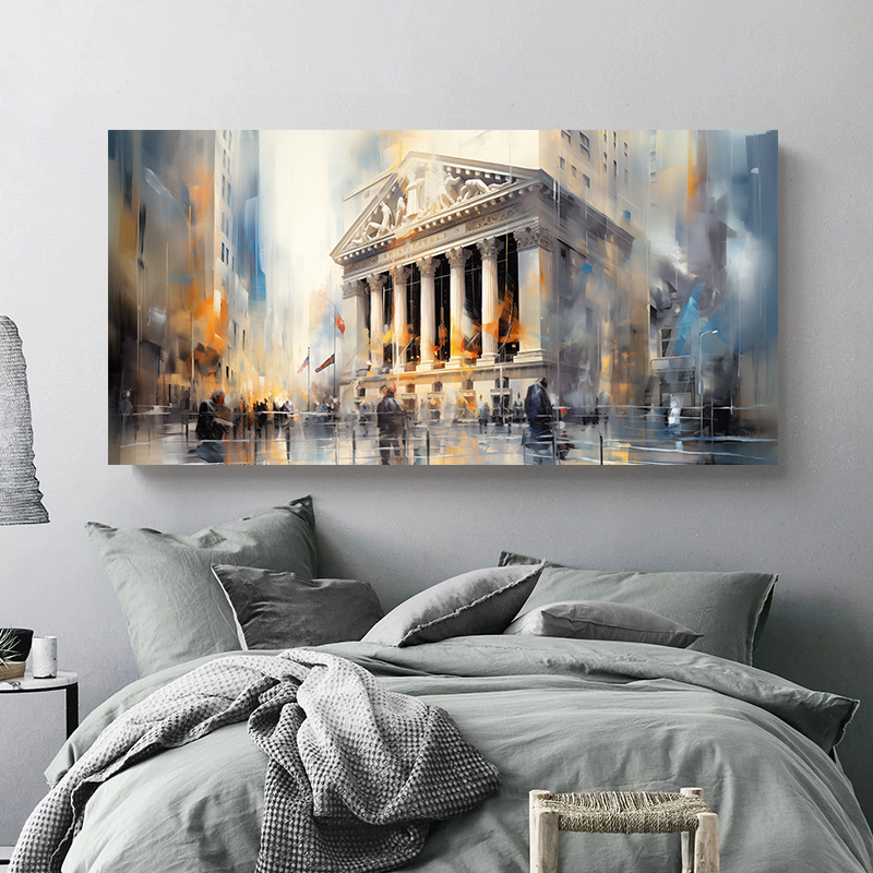 New York Stock Exchange Abstra - Home Office York 리뷰 및 가격