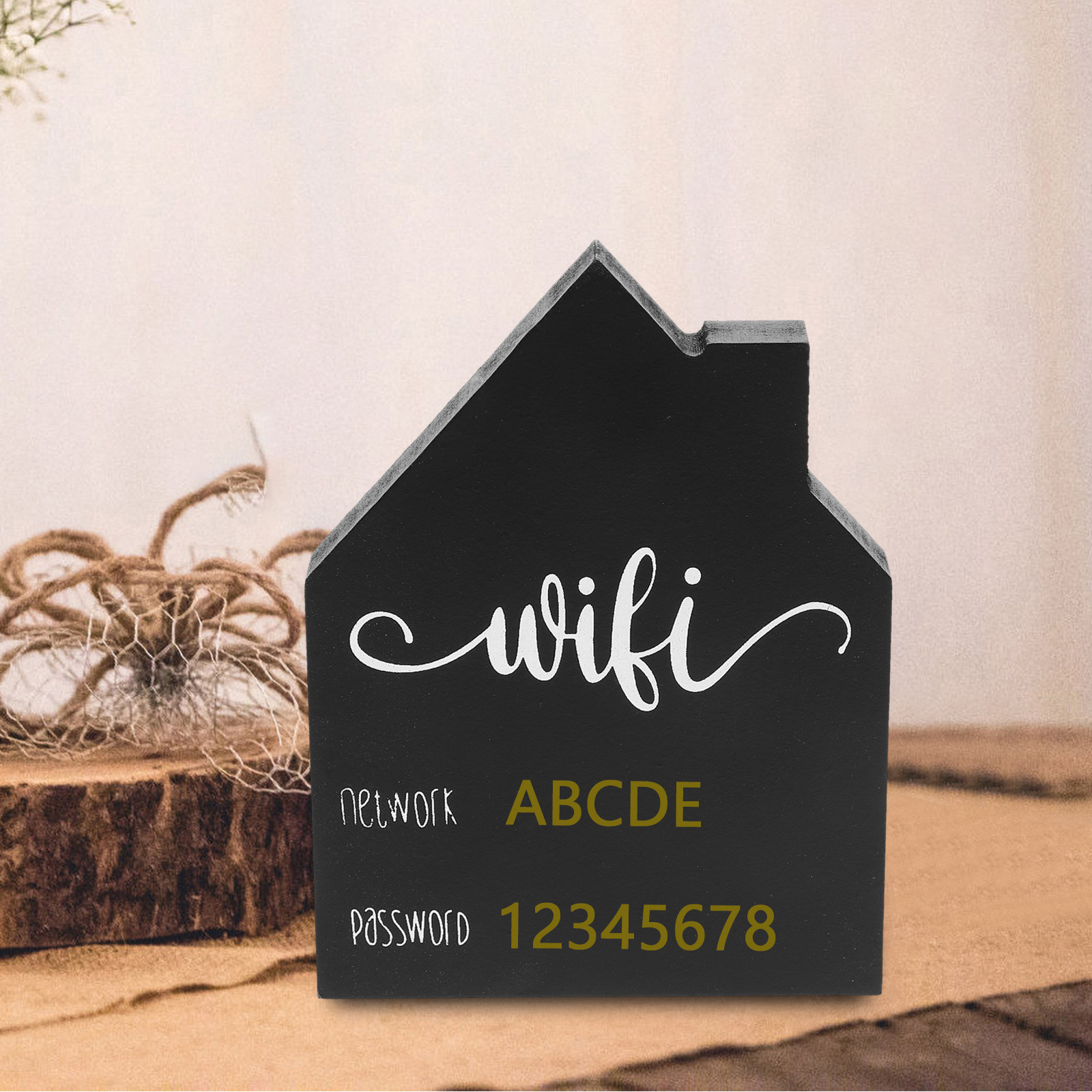 Durable Wooden Wifi Password S - Home Office Updates 리뷰 및 가격