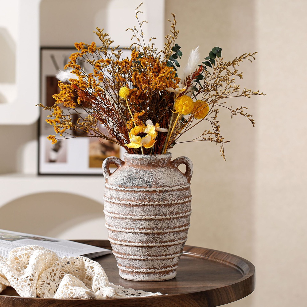 Amphora Ceramic Vase Dried Flo - Home Office Japandi 리뷰 및 가격