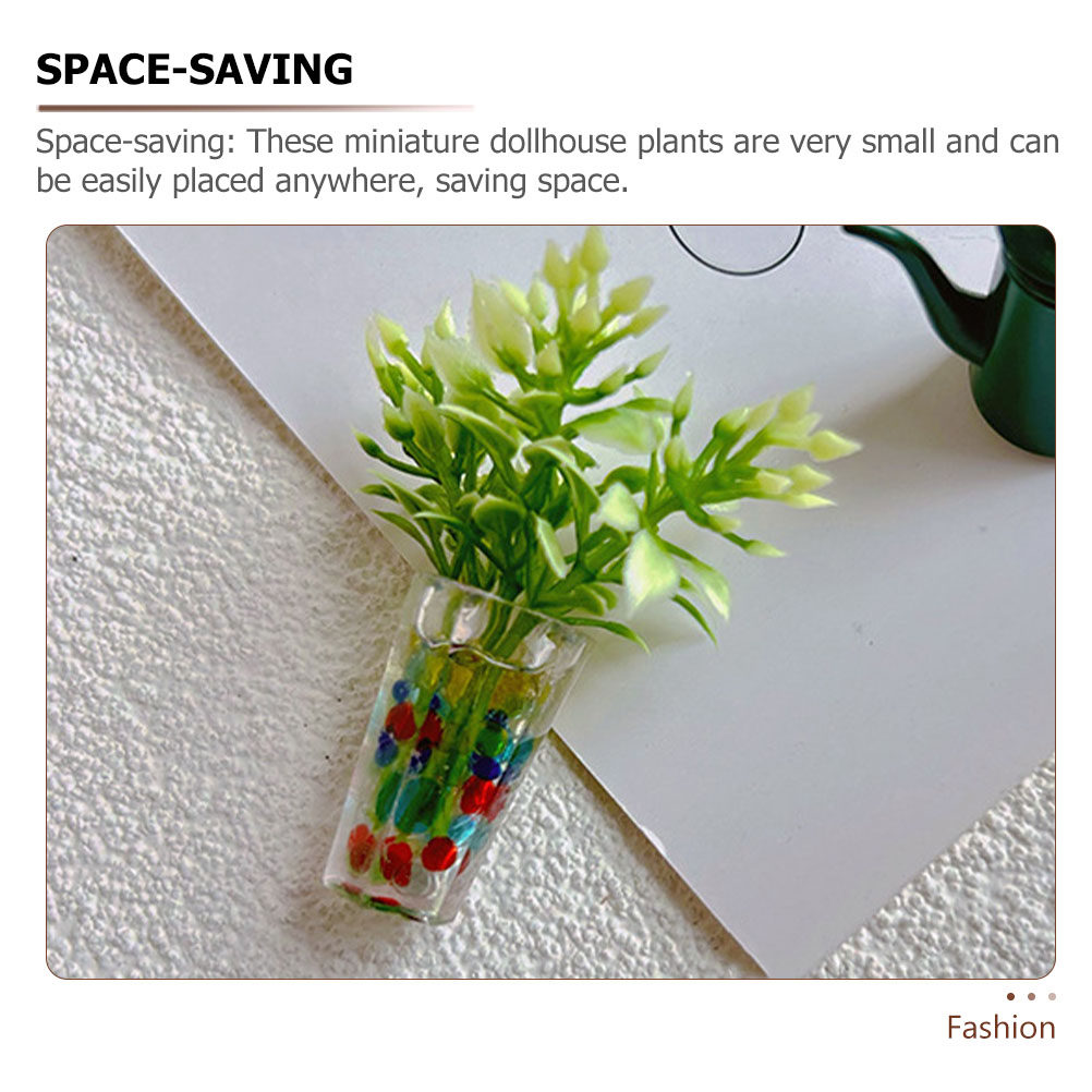 2Pcs Exquisite Miniature Bonsa - Home Office Layout 리뷰 및 가격