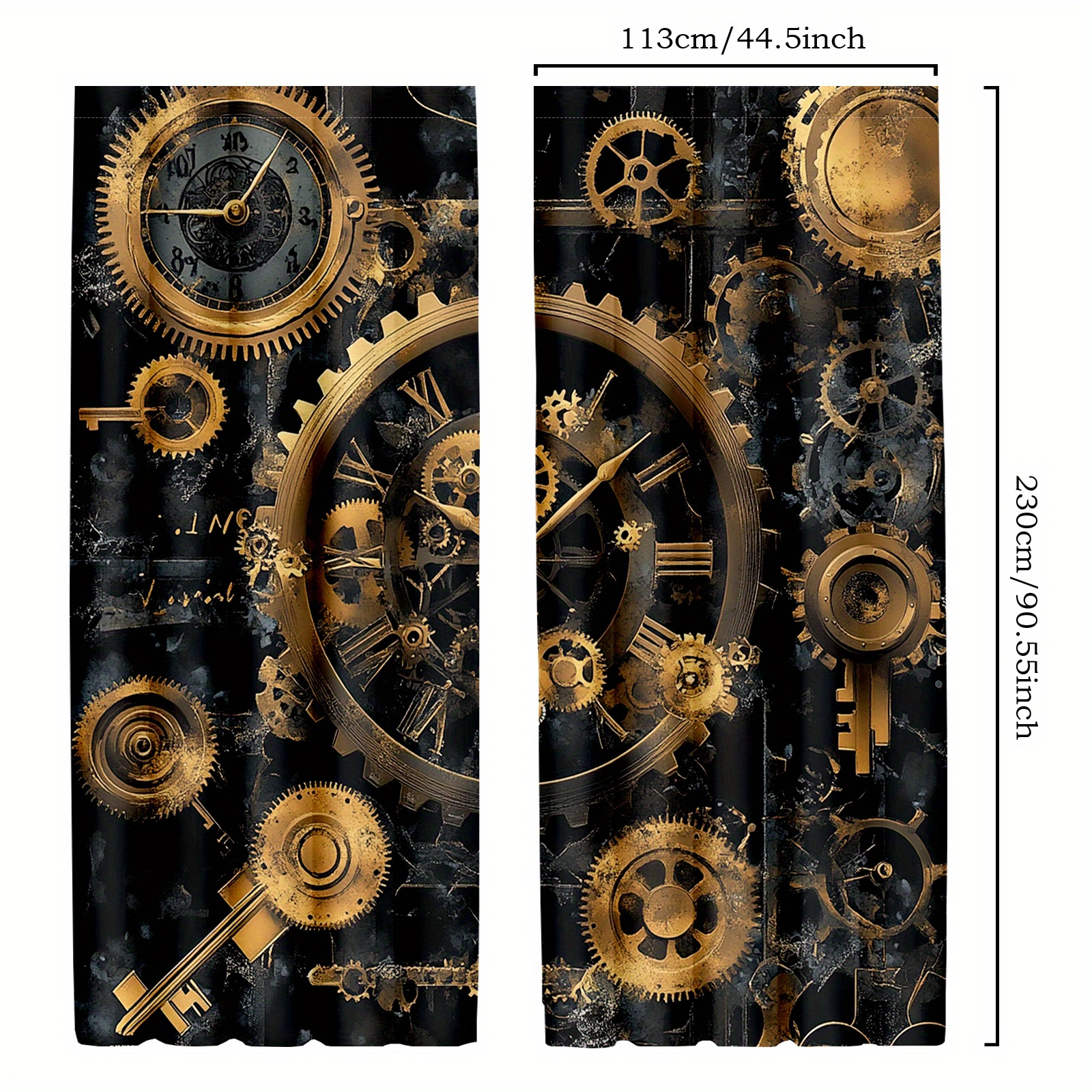 2pcs Steampunk Vintage Art Cur - Home Office Industrial Design 리뷰 및 가격