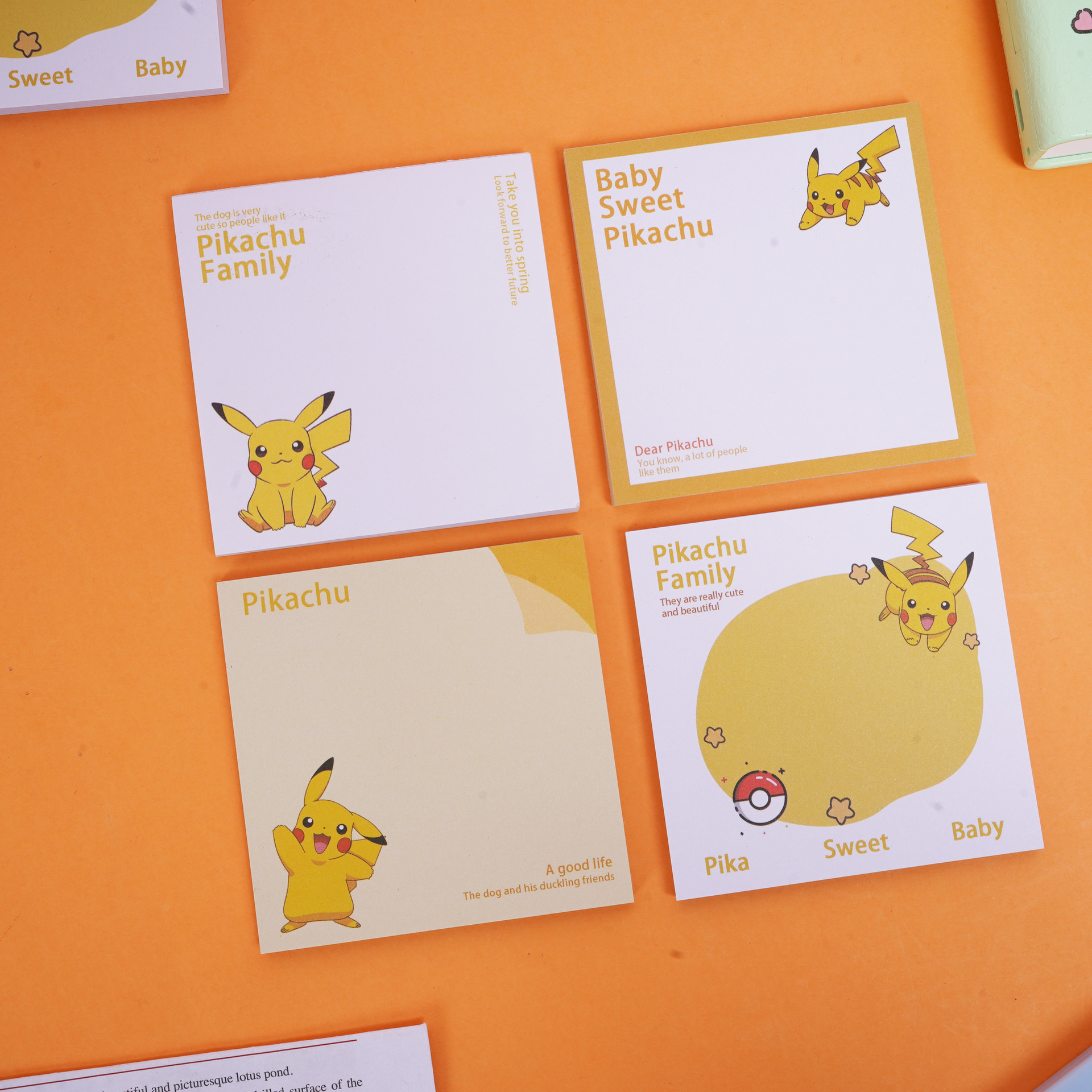 Cute Pikachu Ins Simple Sticky - Sticky Note Dispenser 리뷰 및 가격
