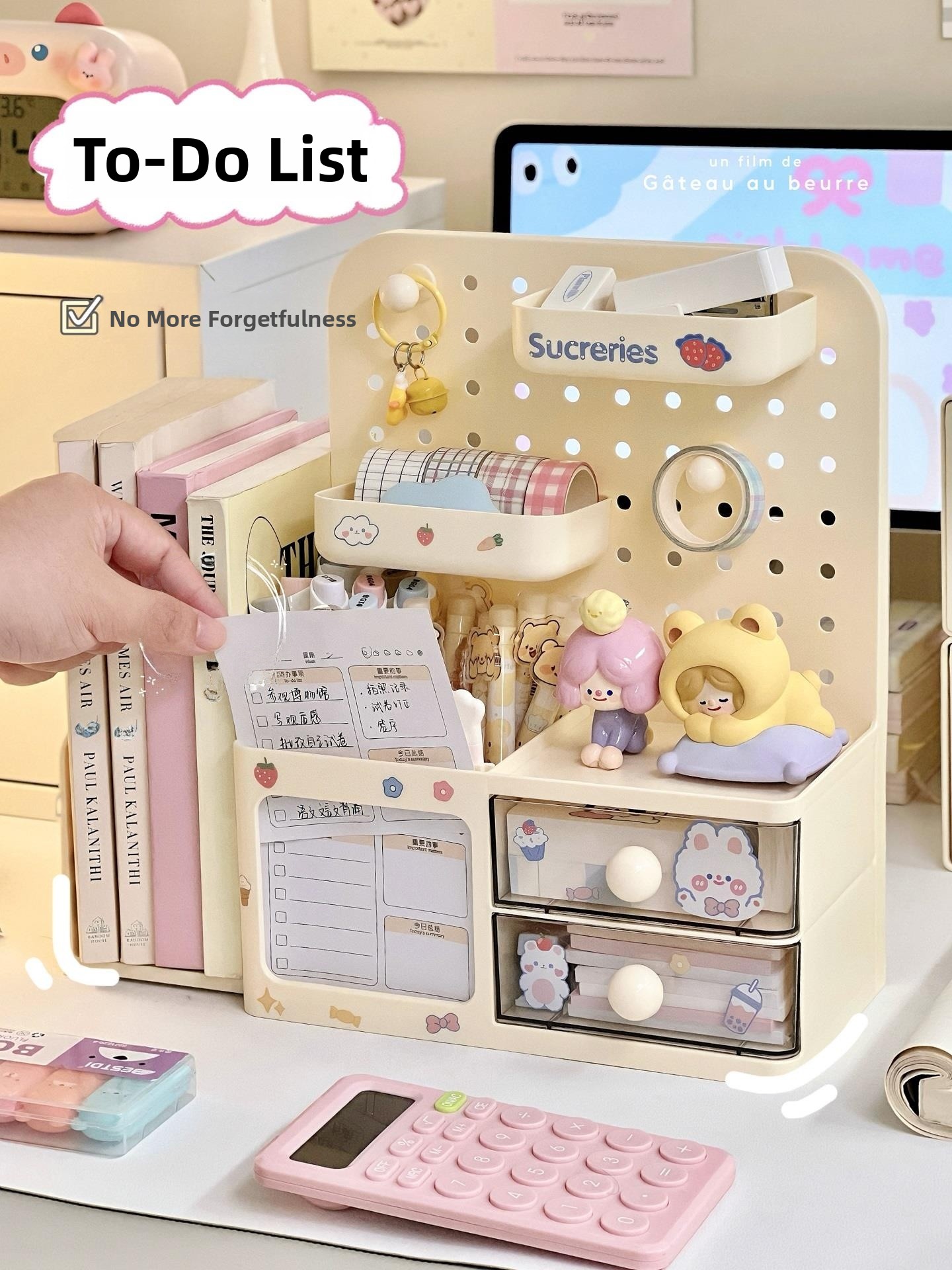 Desktop Hole Board Storage Box - Pen Holder Organizer 리뷰 및 가격