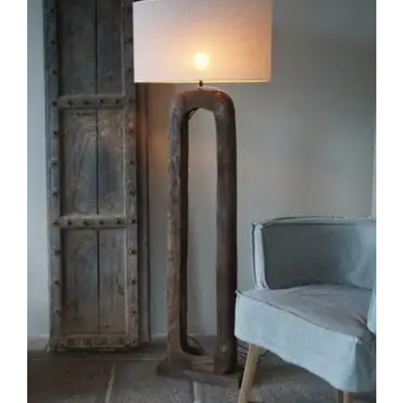 Brown Wooden Floor Lamp Wooden - Home Office Interior Design 리뷰 및 가격