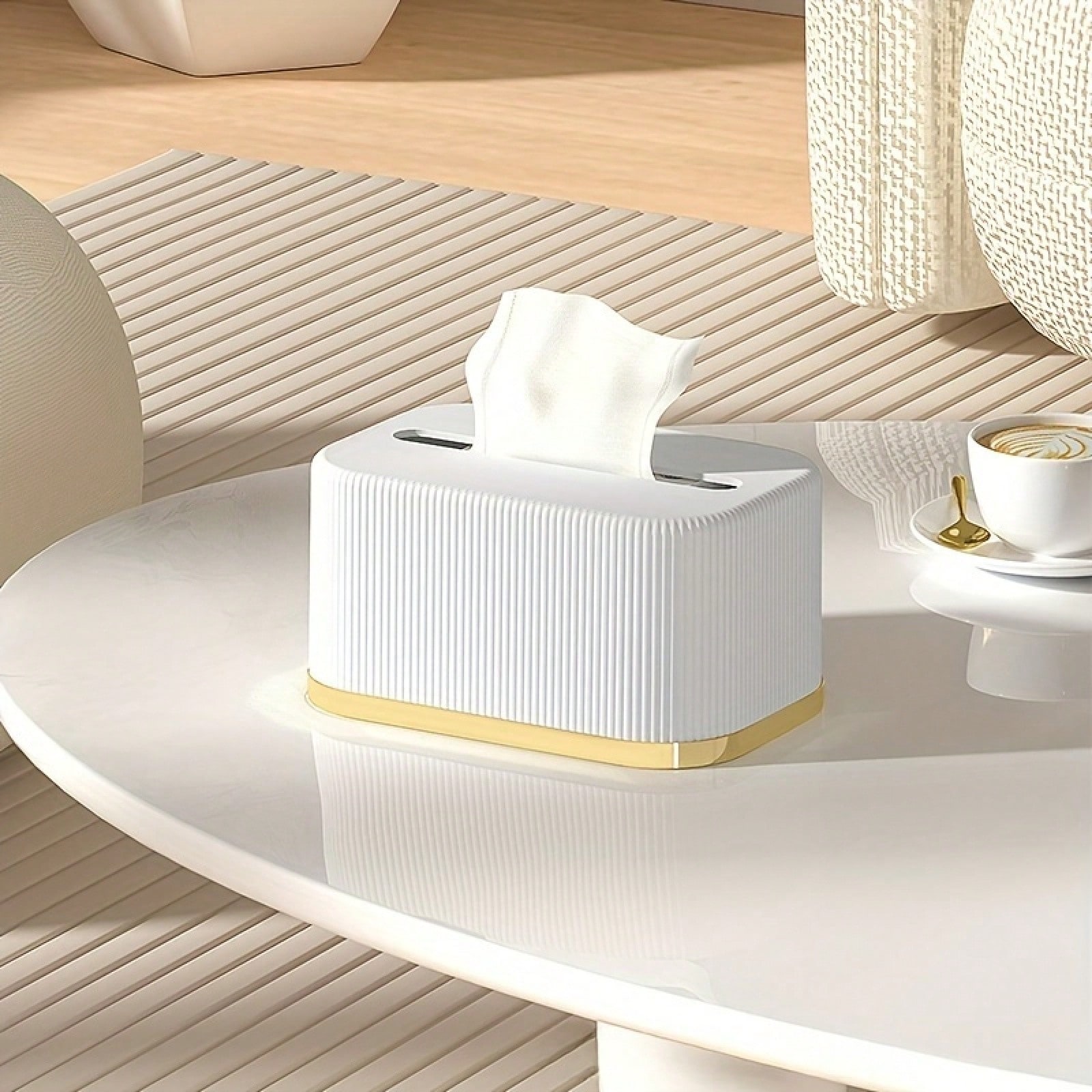 Luxury White & Golden Accent T - Home Office Interior Design 리뷰 및 가격