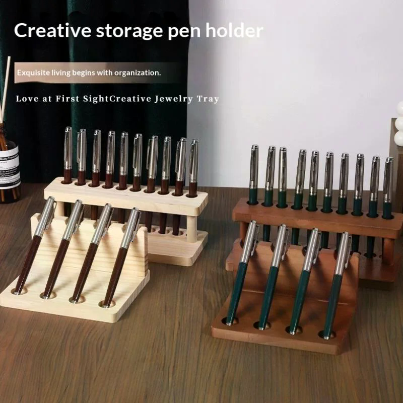 Walnut Wood Test Tube Rack Mul - Pen Holder Organizer 리뷰 및 가격