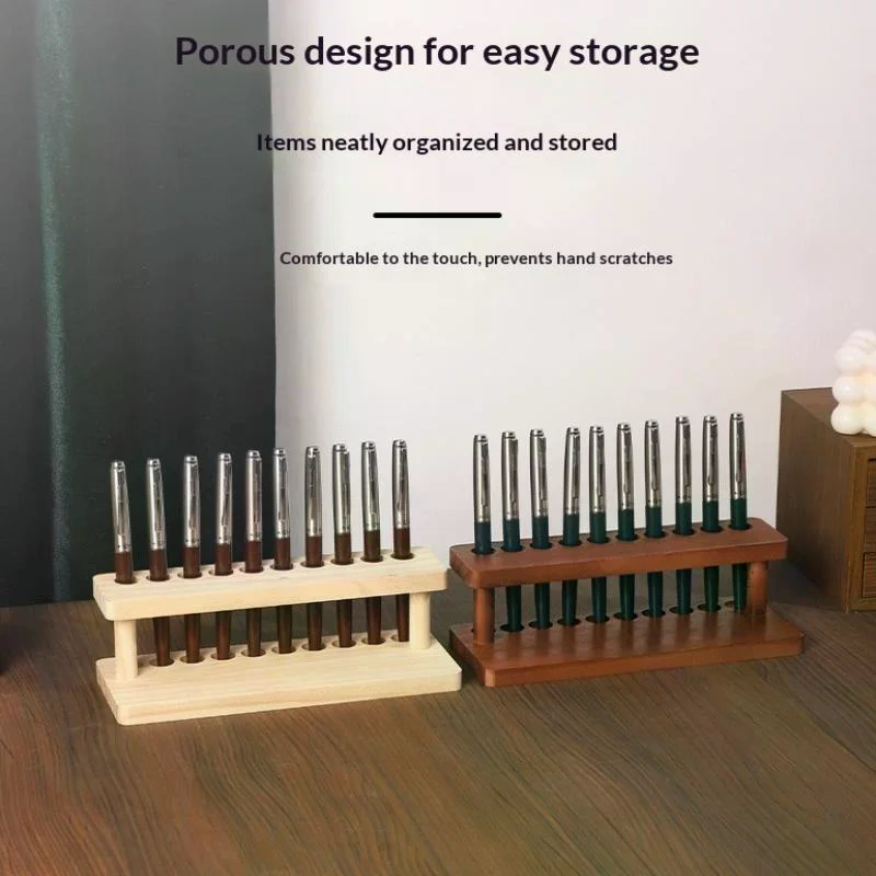 Walnut Wood Test Tube Rack Mul - Pen Holder Organizer 리뷰 및 가격
