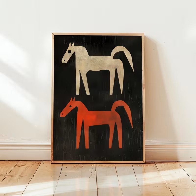 Animal Canvas Poster Wall Feat - Home Office Interior Design 리뷰 및 가격
