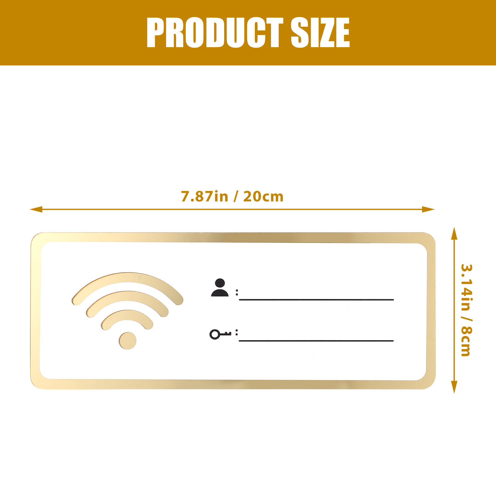 Acrylic WiFi Sign for Password - Home Office Updates 리뷰 및 가격