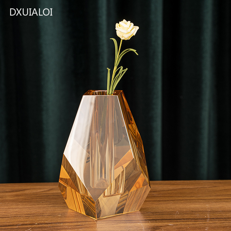 Modern minimalist crystal vase - Home Office Interior Design 리뷰 및 가격