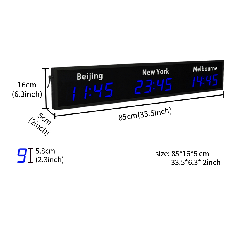 CP034 Digital World Wall Clock - Home Office Updates 리뷰 및 가격
