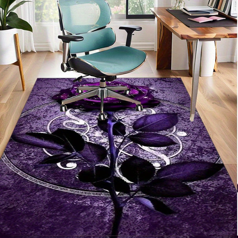 Purple Leaf Rug for Elegant Of - Home Office Interior Design 리뷰 및 가격