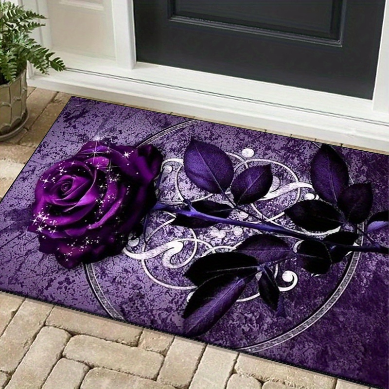 Purple Leaf Rug for Elegant Of - Home Office Interior Design 리뷰 및 가격