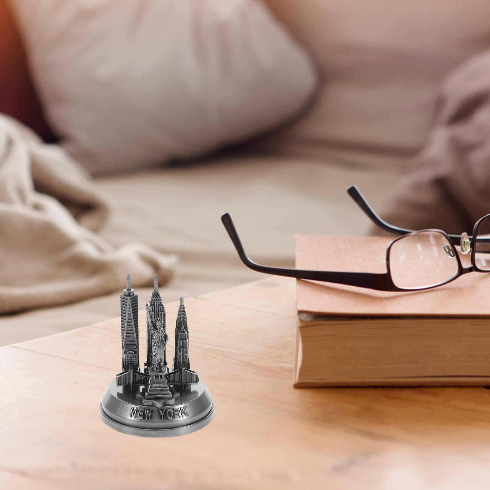 Metal New York Landmarks Sculp - Home Office York 리뷰 및 가격