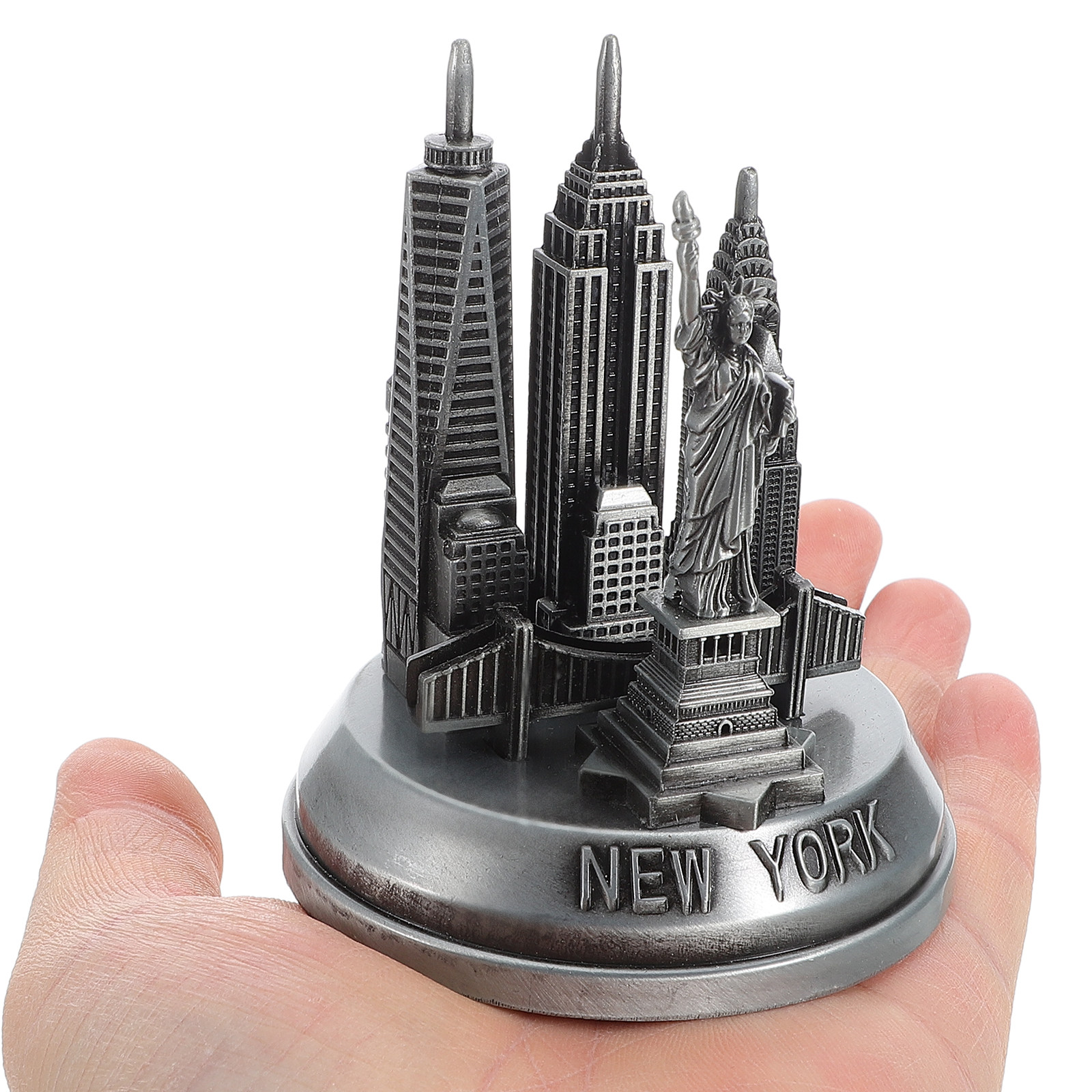 Metal New York Landmarks Sculp - Home Office York 리뷰 및 가격