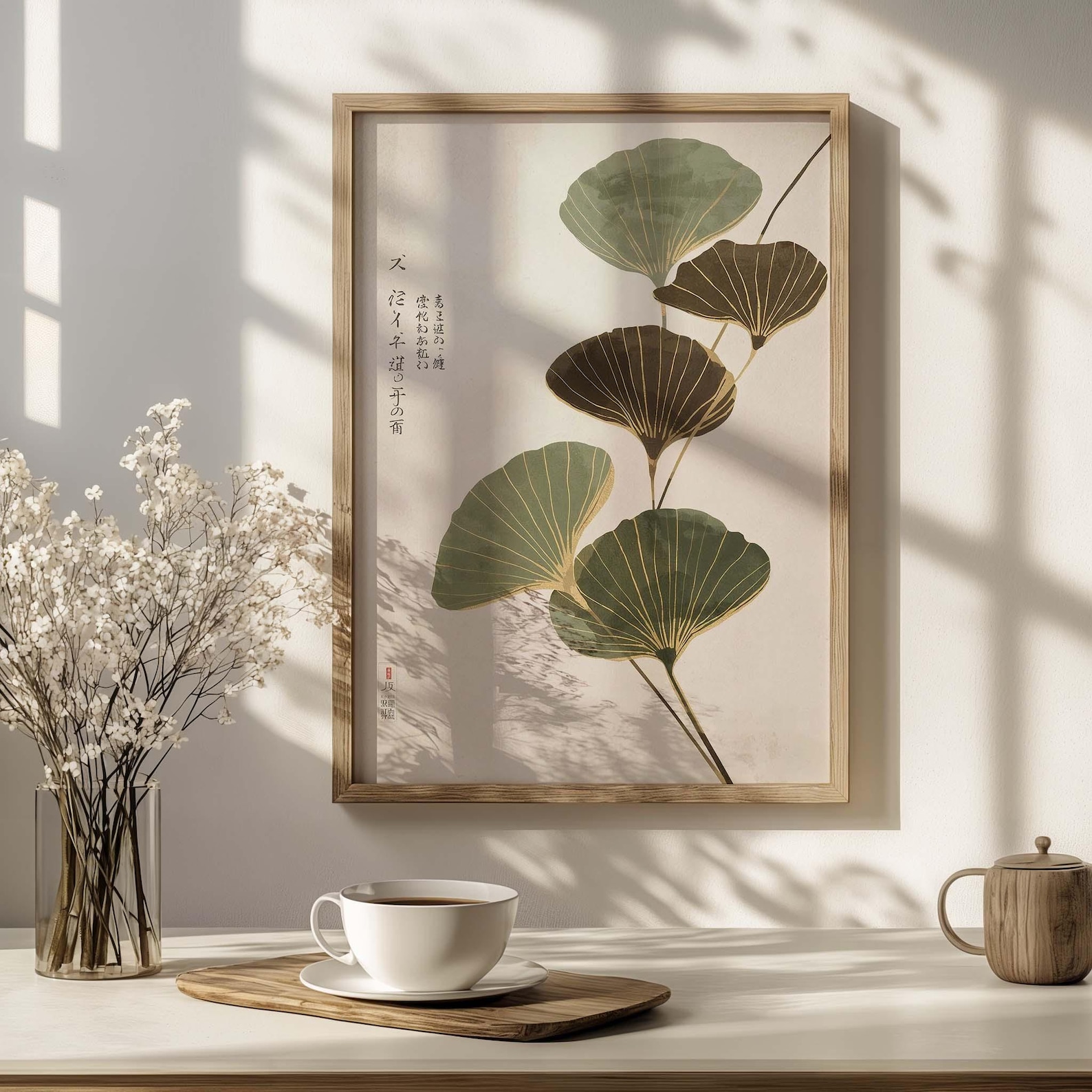 Japandi Neutral Lotus Leaf Can - Home Office Japandi 리뷰 및 가격