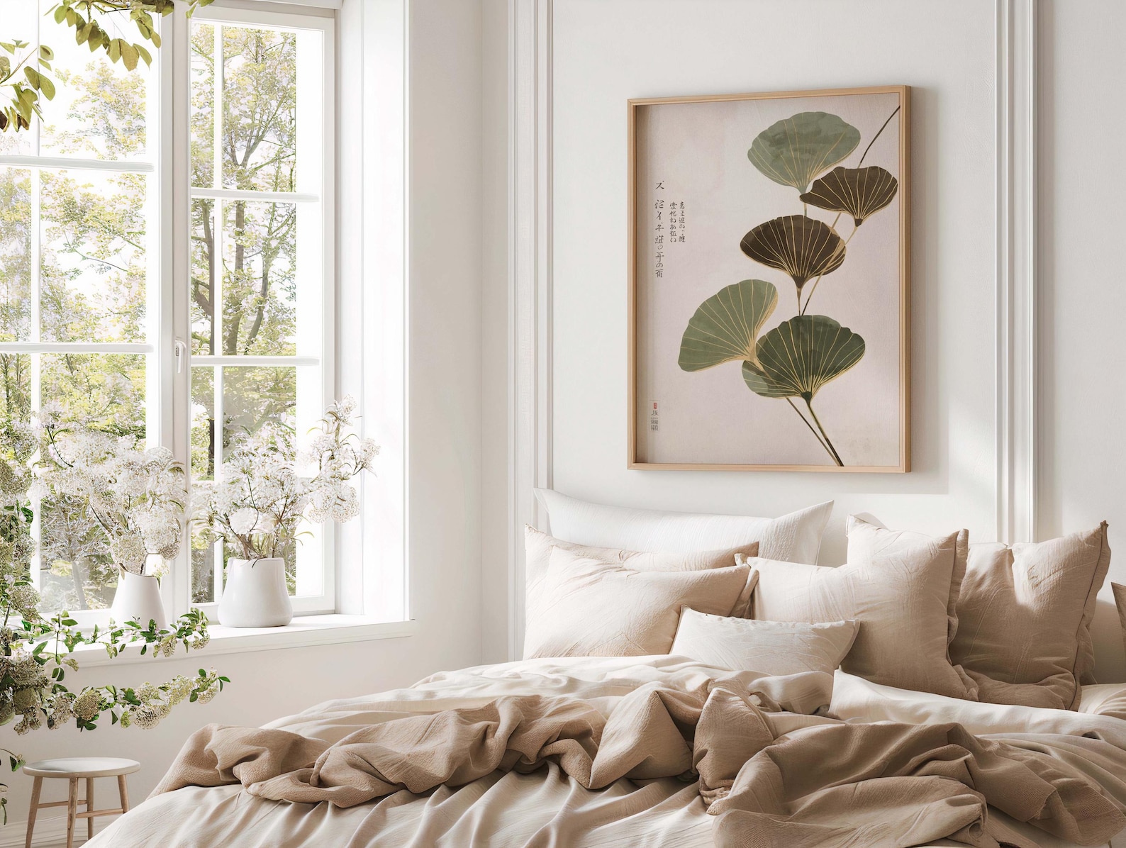 Japandi Neutral Lotus Leaf Can - Home Office Japandi 리뷰 및 가격