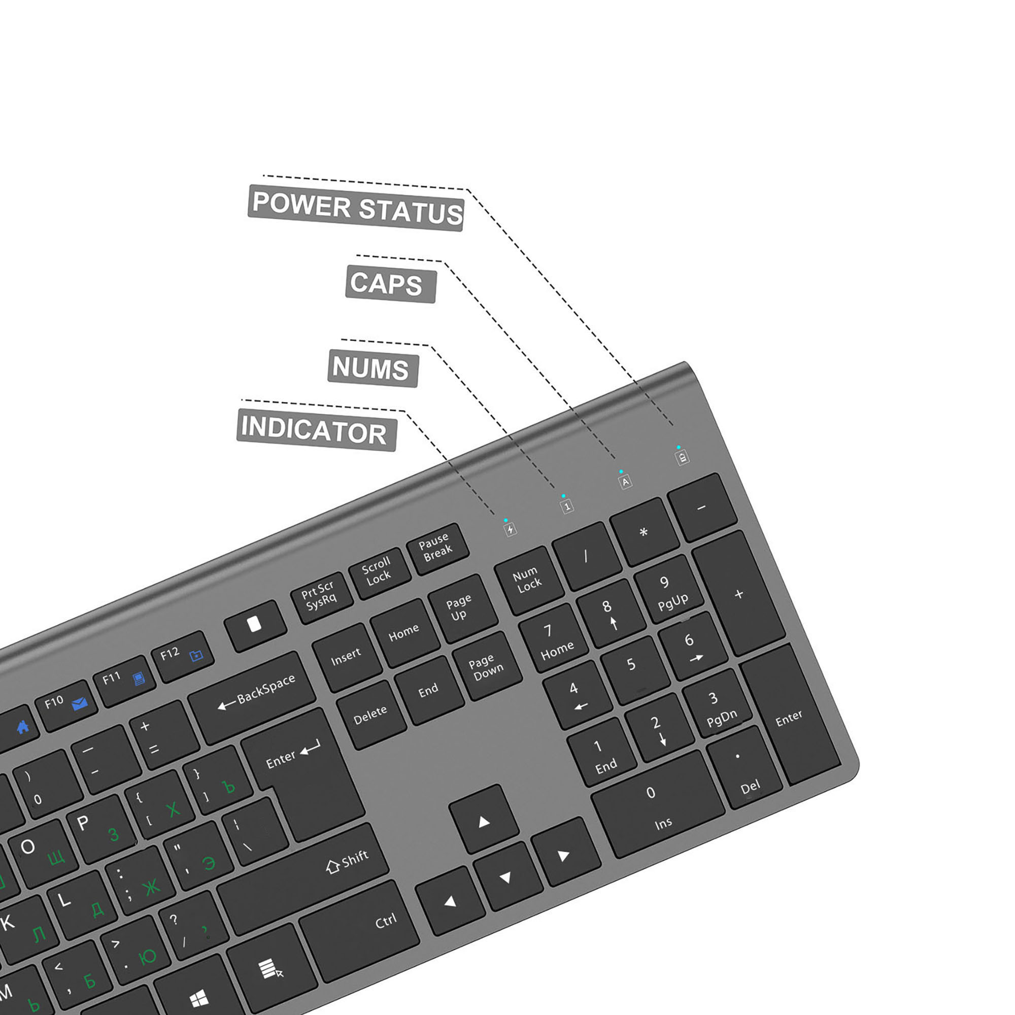 2.4G Rechargeable Wireless Key - Home Office Layout 리뷰 및 가격