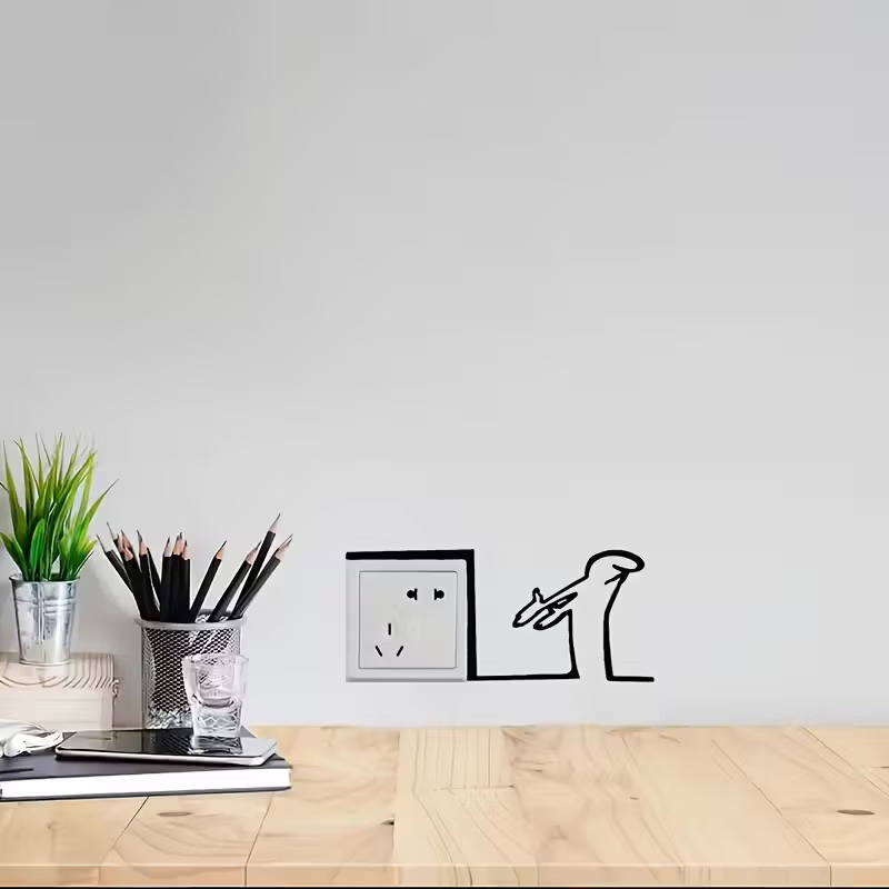 New！Minimalist Switch Sticker  - Home Office Interior Design 리뷰 및 가격