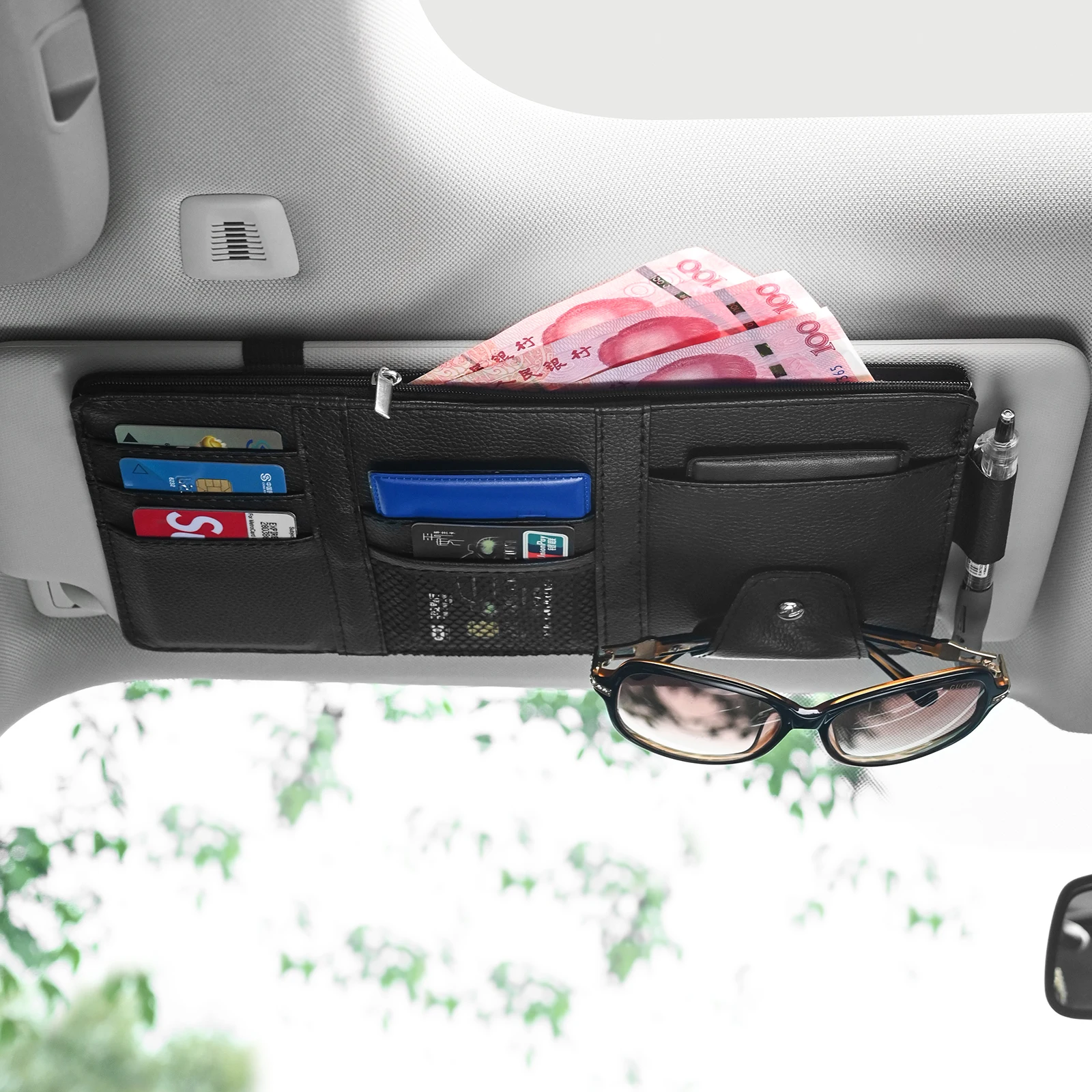 Car Sun Visor Bill Pen Busines - Pen Holder Organizer 리뷰 및 가격