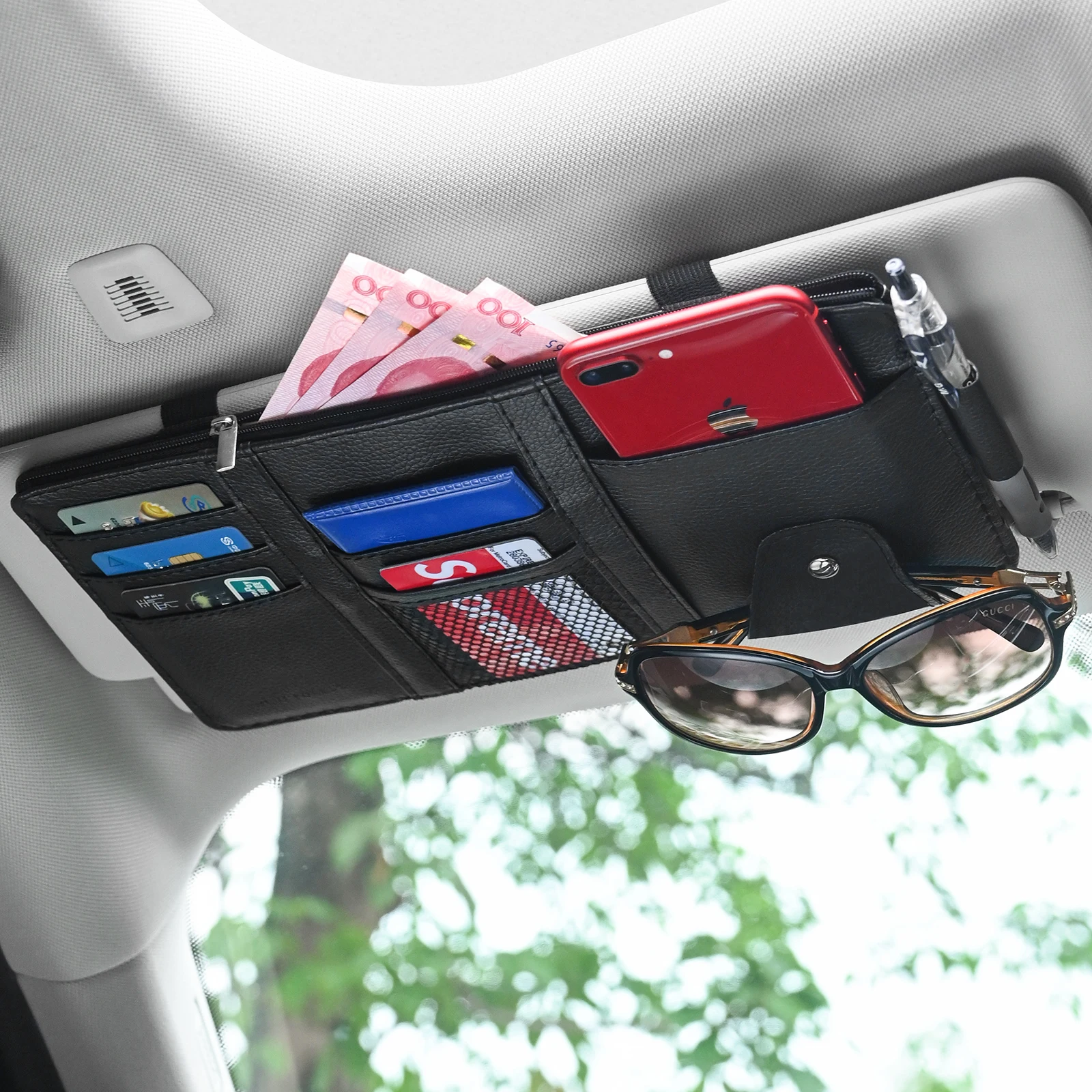 Car Sun Visor Bill Pen Busines - Pen Holder Organizer 리뷰 및 가격