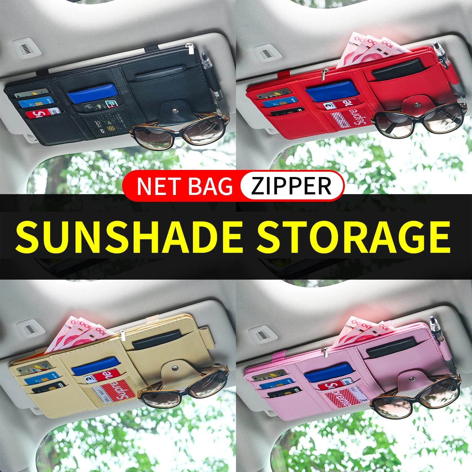 Car Sun Visor Bill Pen Busines - Pen Holder Organizer 리뷰 및 가격
