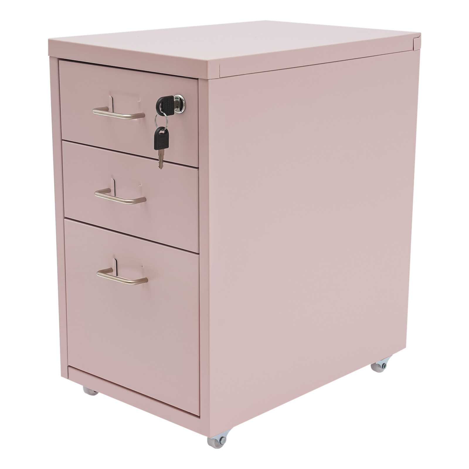 3-Drawer Pink Cold-rolled Stee - File Cabinet Drawer 리뷰 및 가격