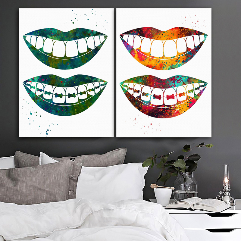 Laugh Teeth Print Surgical Ins - Home Office York 리뷰 및 가격