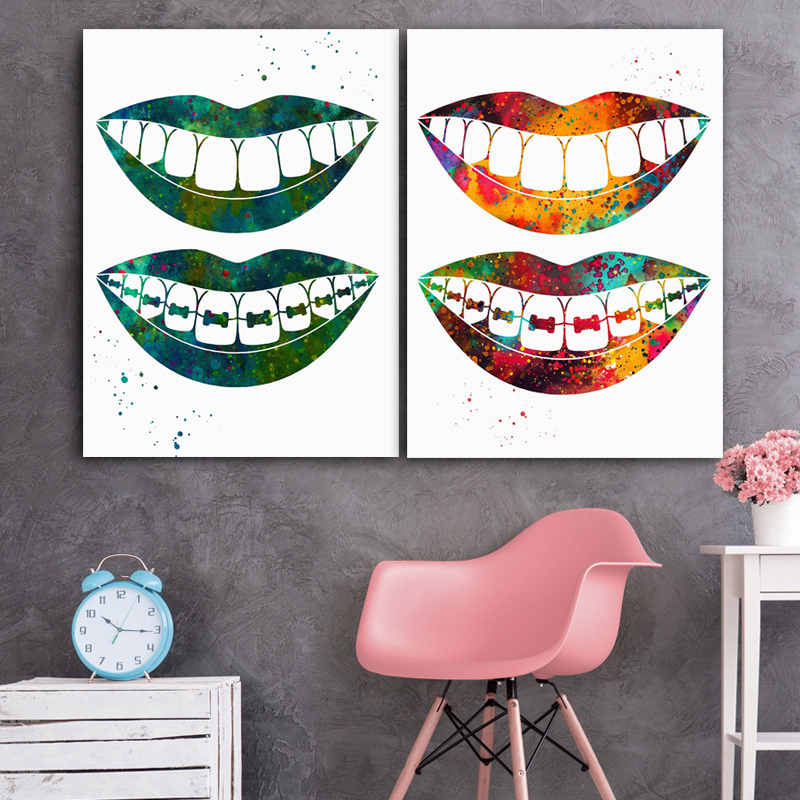 Laugh Teeth Print Surgical Ins - Home Office York 리뷰 및 가격