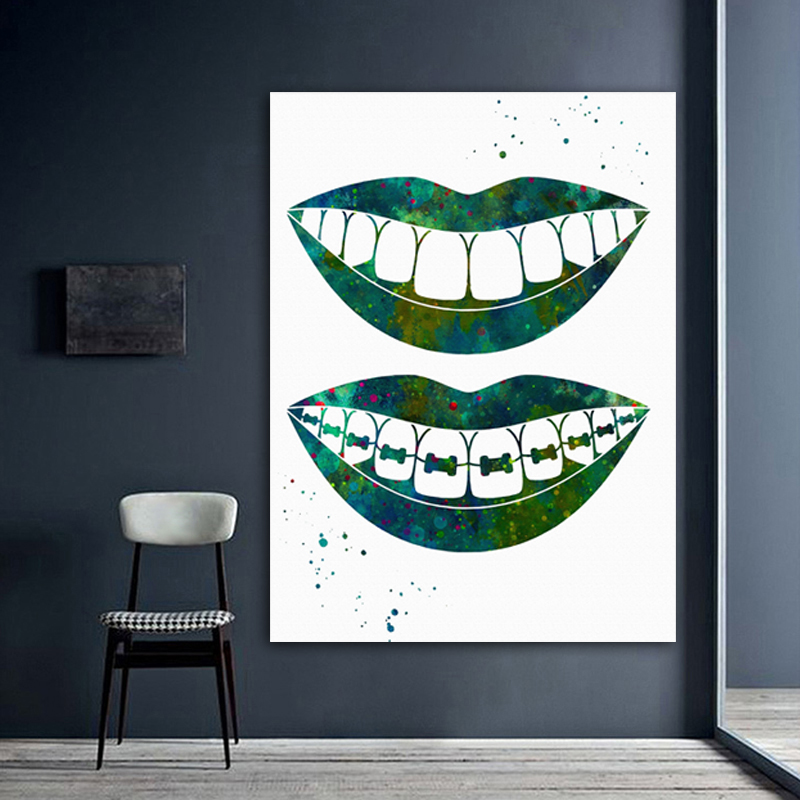 Laugh Teeth Print Surgical Ins - Home Office York 리뷰 및 가격