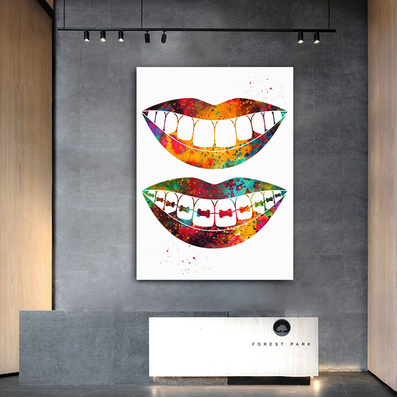 Laugh Teeth Print Surgical Ins - Home Office York 리뷰 및 가격
