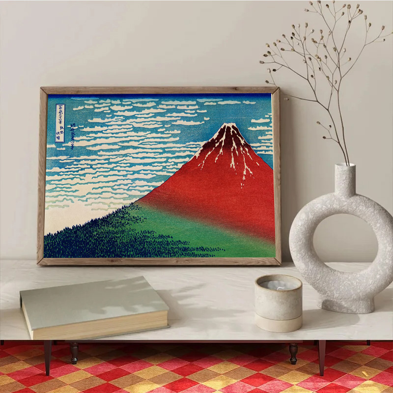 Japanese Vintage Koi Fish Canv - Home Office Japandi 리뷰 및 가격