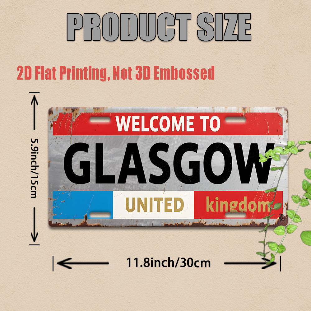 Tin Sign - Vintage Durable Met - Home Office In Glasgow 리뷰 및 가격